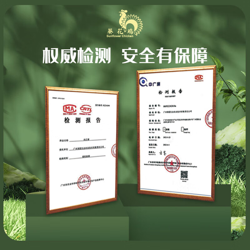 臻品葵花鸡【900-1100g】【二选一】广州南沙 百家酒店总厨选材 臻品白切葵花鸡(熟的)