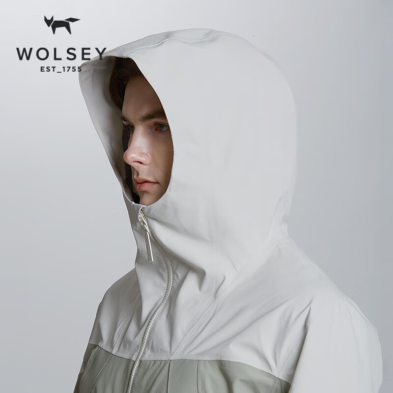 WOLSEY-DUEL硬壳风雨夹克防风防泼水外套春秋户外防寒登山服男士 茶色 M 170