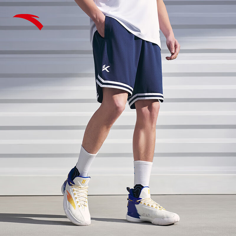 安踏(anta)kt篮球裤男2024夏季速干宽松透气比赛训练服球服运动短裤子