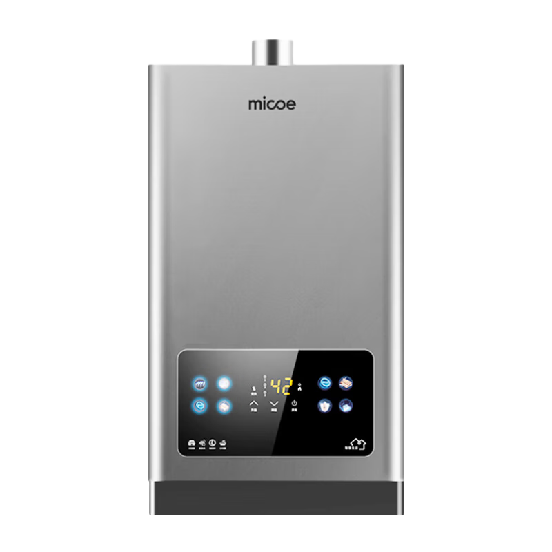 四季沐歌（MICOE）燃气热水器强排式直流变频风机家用水气双调天然气恒温节能智能速热高效 12L 直流变频节能