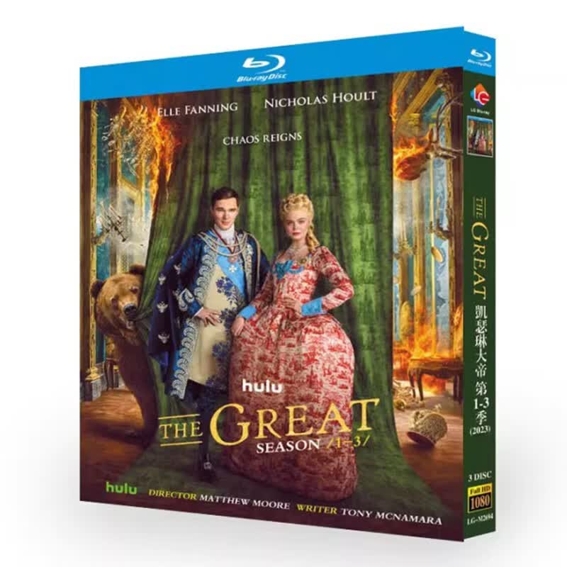 bd蓝光碟片 凯瑟琳大帝 第1-3季美剧1080光盘盒装 中英繁字幕