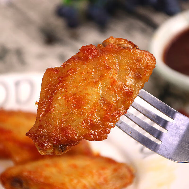 奥尔良烤翅中翅根烤批发家庭聚会批发半成品奥尔良鸡翅中 鸡翅尖鸡翅