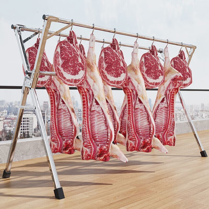 兴屹晒香肠的架子晒香肠神器晾肉阳台凉晒挂腊肉香肠架晒香肠的架