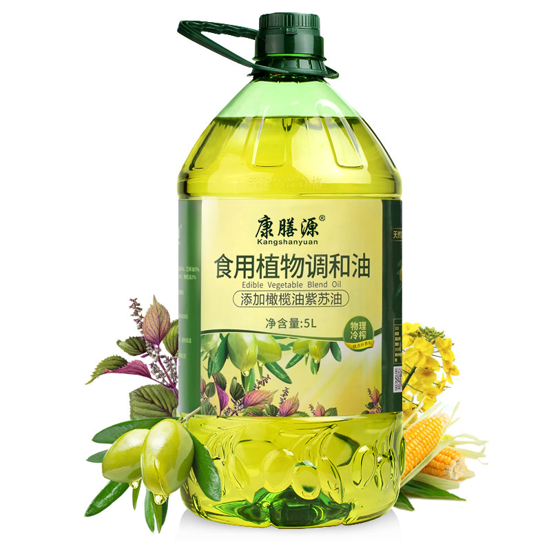 康膳源 橄榄油紫苏籽油5L 食用植物调和油 物理压榨