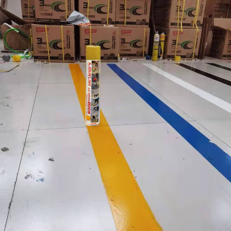 娱家油漆划车位线神器跑道路车间地面篮球操场马路划线机仓库画线工具