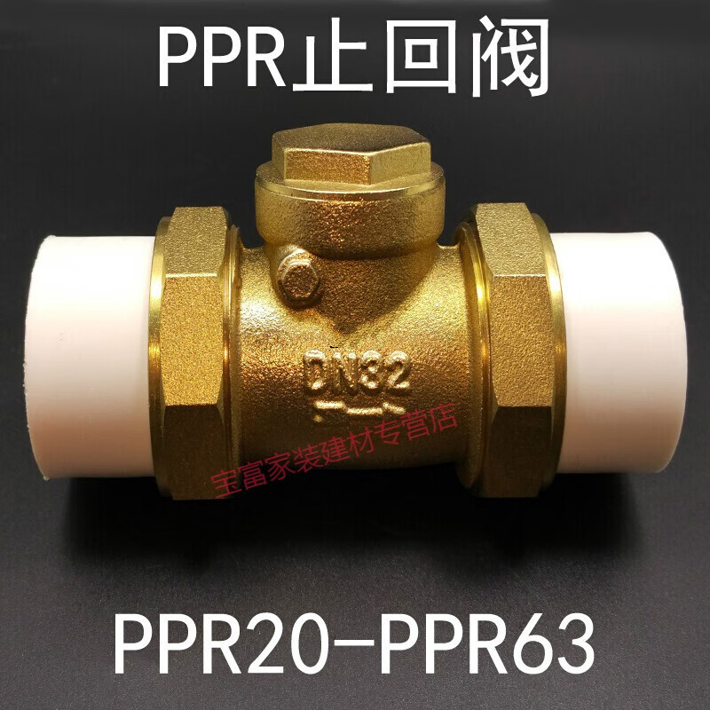 kedoetyppr卧式铜止回阀逆止单向阀 ppr卧式铜止回阀20