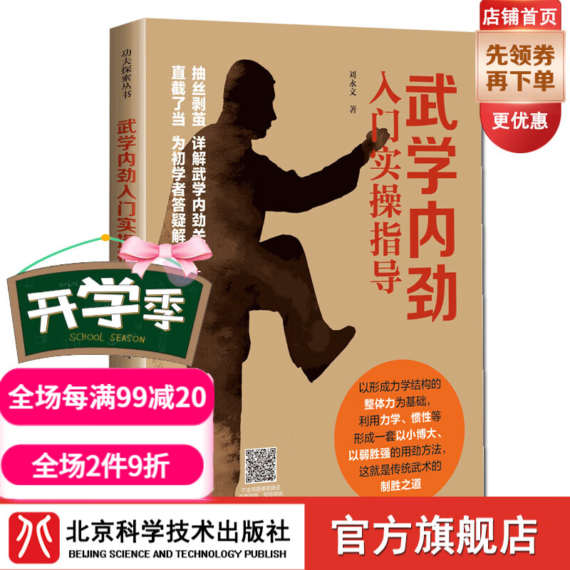 武学内劲入门实操指导 刘永文 北京科学技术出版社武术内家拳初学