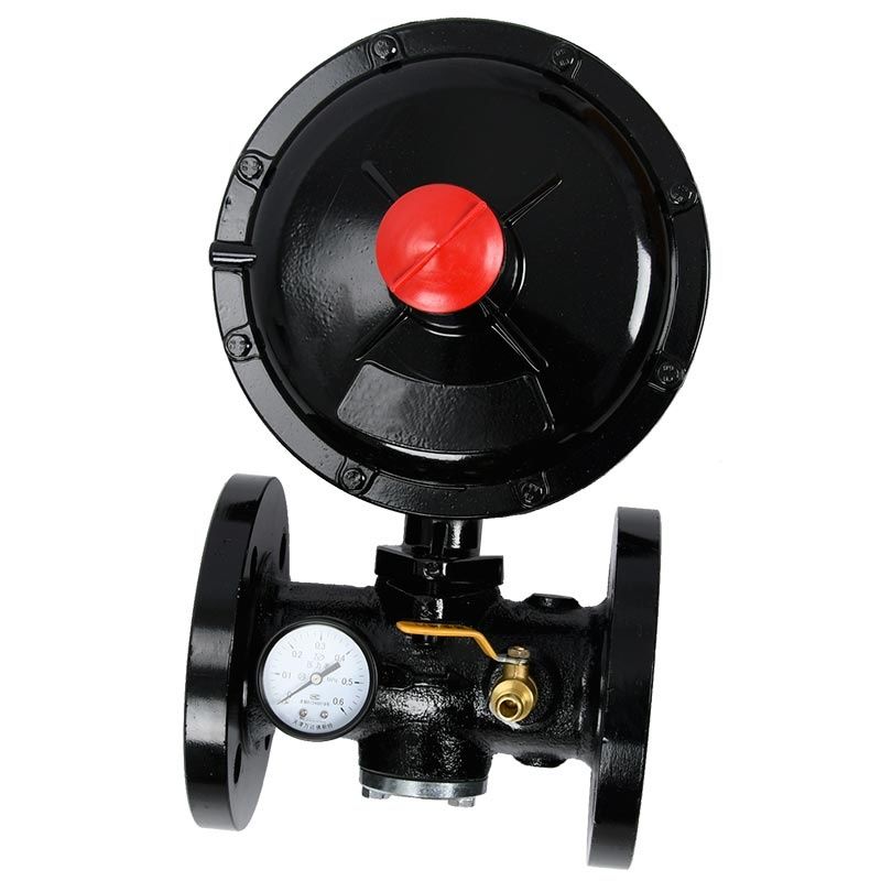 燃气调压阀减压阀 黑色dn25