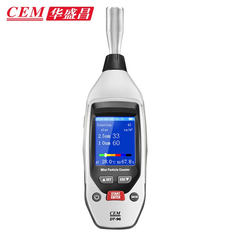 华盛昌（CEM）空气质量检测仪工业级PM2.5监测仪室内外粉尘浓度测试仪手持颗粒物检测器 DT-96 二通道测量高性价比高么？