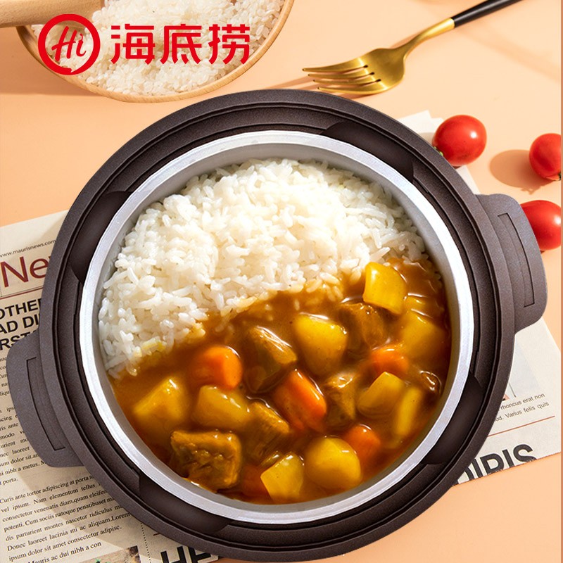 海底捞自热米饭 方便速食加班出游便携户外米饭 咖喱牛肉味272g