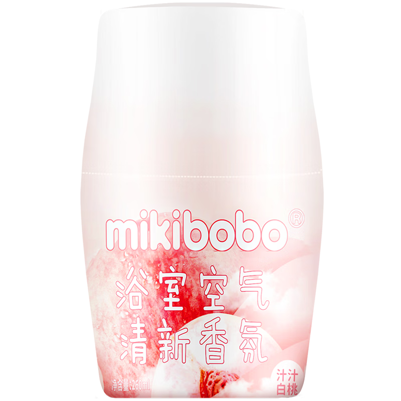 【12.9包邮】mikibobo 浴室香氛桃子味 260ml/瓶*2瓶