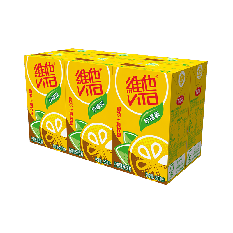 ViTa 维他 柠檬味茶饮料 250ml*6盒