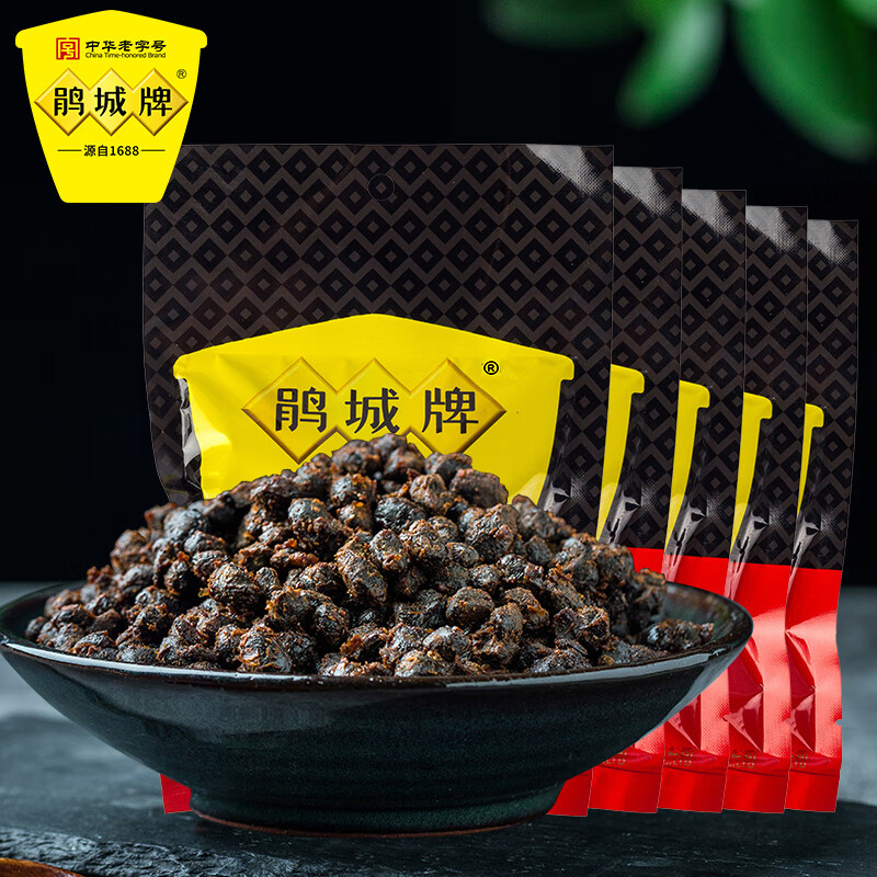 鹃城牌（juanchengpai） 袋装豆豉150g*5袋四川特产干风味豆豉四川调料中华老字号