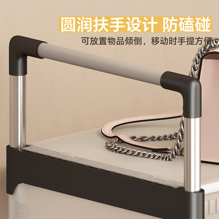 喜百利 简约防尘鞋架 宿舍门口多层家用收纳柜 出租房入户置物架 防尘款/83-7层