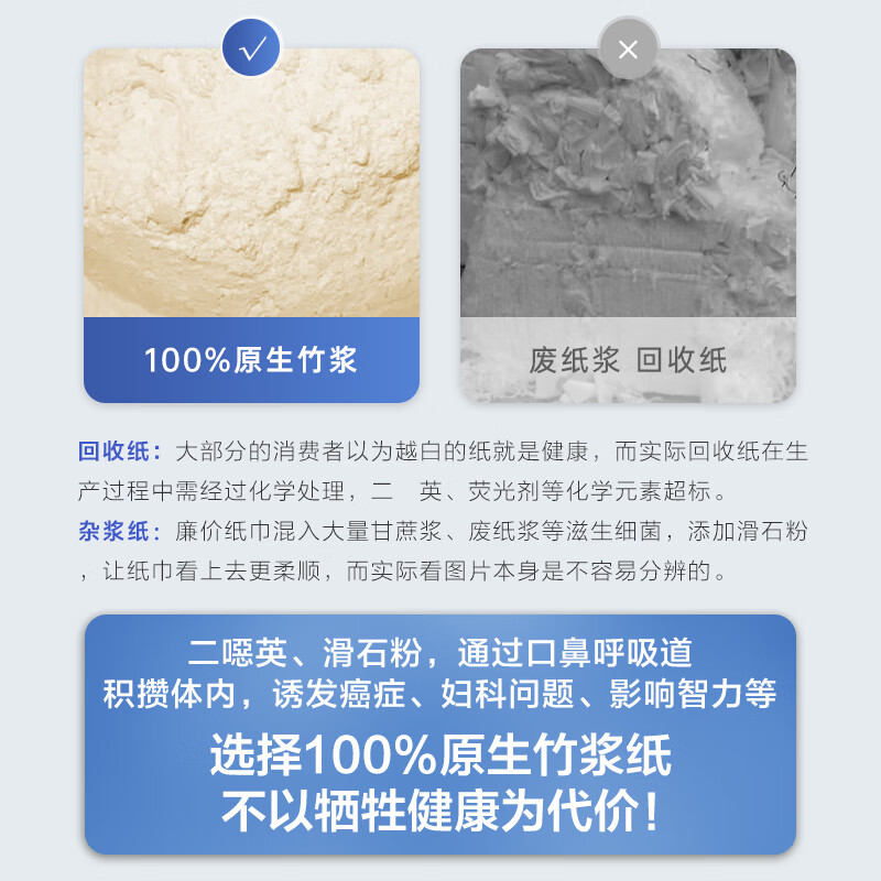 惠寻抽纸 白色气垫纸巾4层240张餐巾纸抽 婴儿面巾擦手纸 1包