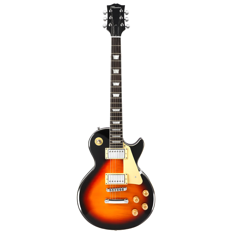 名森（Minsine）日落色LP電吉他 經(jīng)典專業(yè)級演奏LP電子吉他電吉它套裝