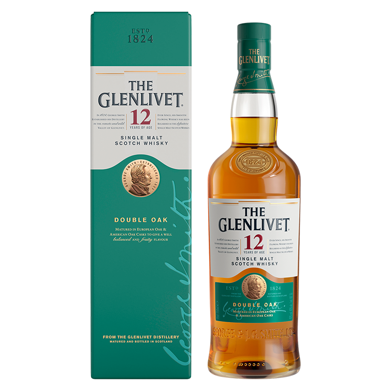格兰威特 12年 单一麦芽 苏格兰威士忌 40%vol 700ml 单瓶装