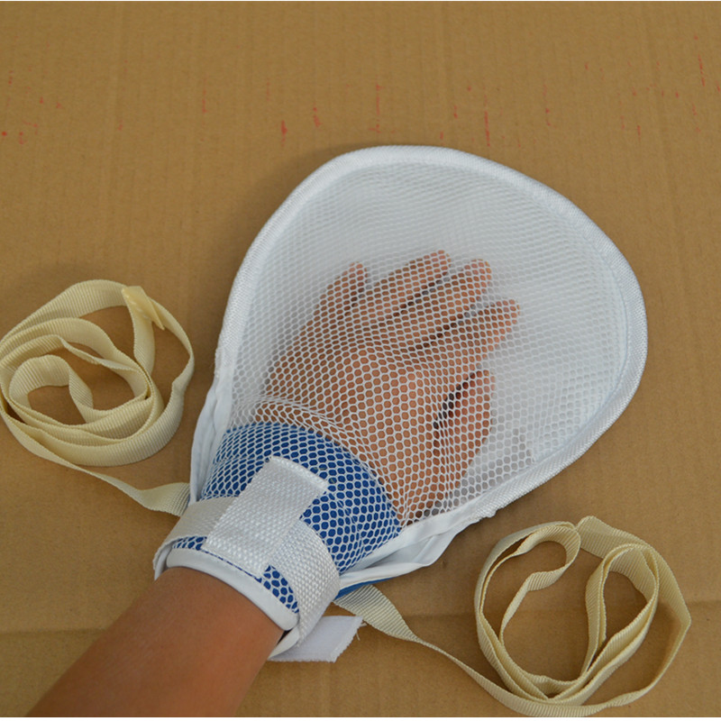 谜朵卧床防拔管约束手套老人防抓挠手腕固定约束带带防抓板绑绳 约束