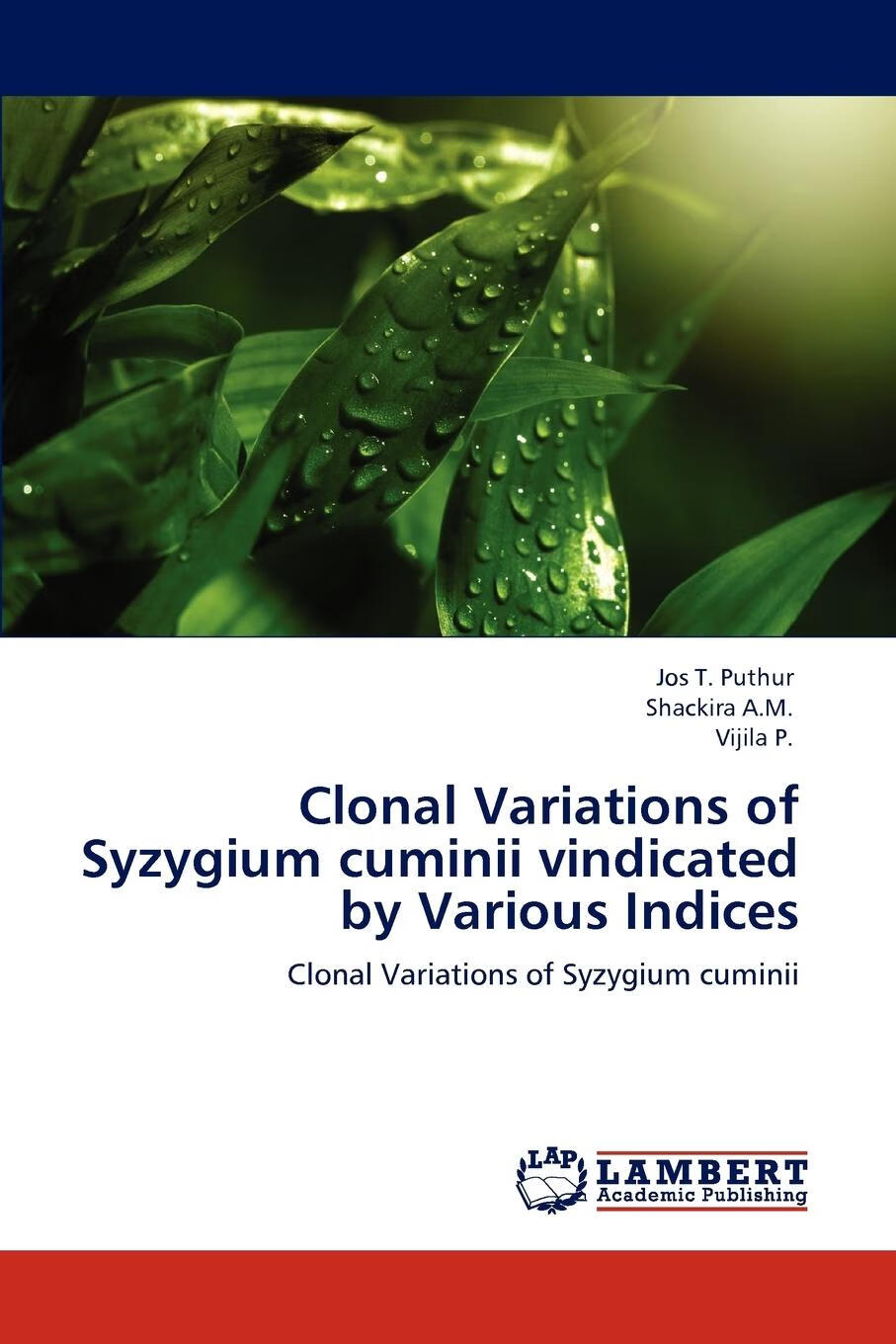 【2周达】【预售 按需印刷】clonal  variations of syzygium cuminii