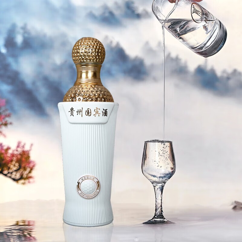 不老华酱贵州国宾酒 酱香型白酒53度礼盒装 高端纯粮食白酒送礼佳品