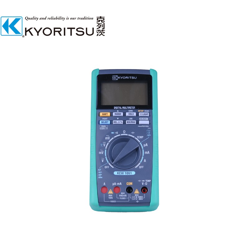 克列茨KYORITSU 数字万用表 KEW1061高精度万用表1000V带RMS存储USB通讯日本共立