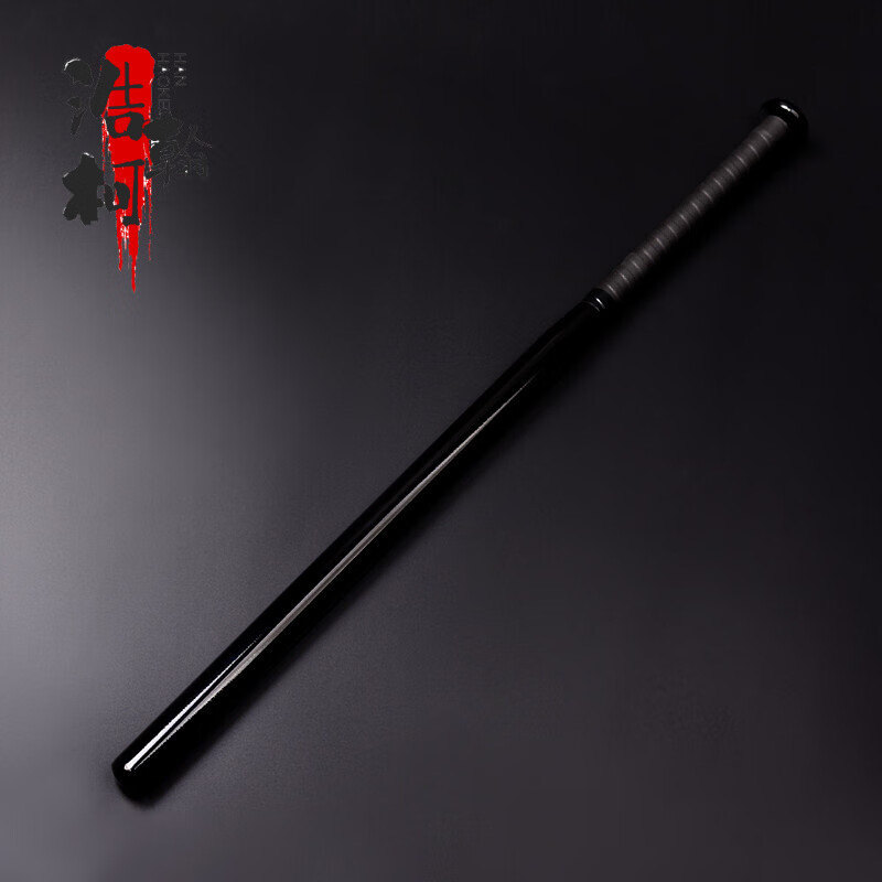 浩柯翰（HAOKEHAN） 棒球棍拍照 加厚加硬合金钢 jk棒球杆车载防身实心 棒球棒 黑色加厚细棍+棍包 0.86公斤