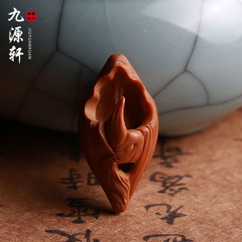 九源轩 橄榄核无相佛单籽核单颗吊坠挂件橄榄胡核雕男女文玩纯手工苏