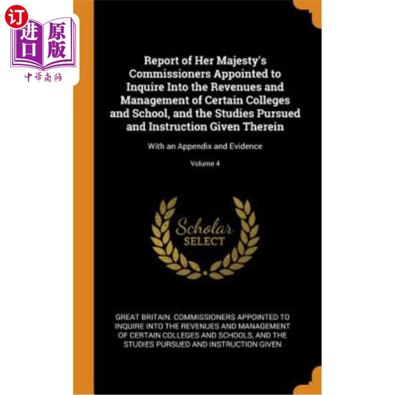 海外直订report of her majestys commissioners appointed to