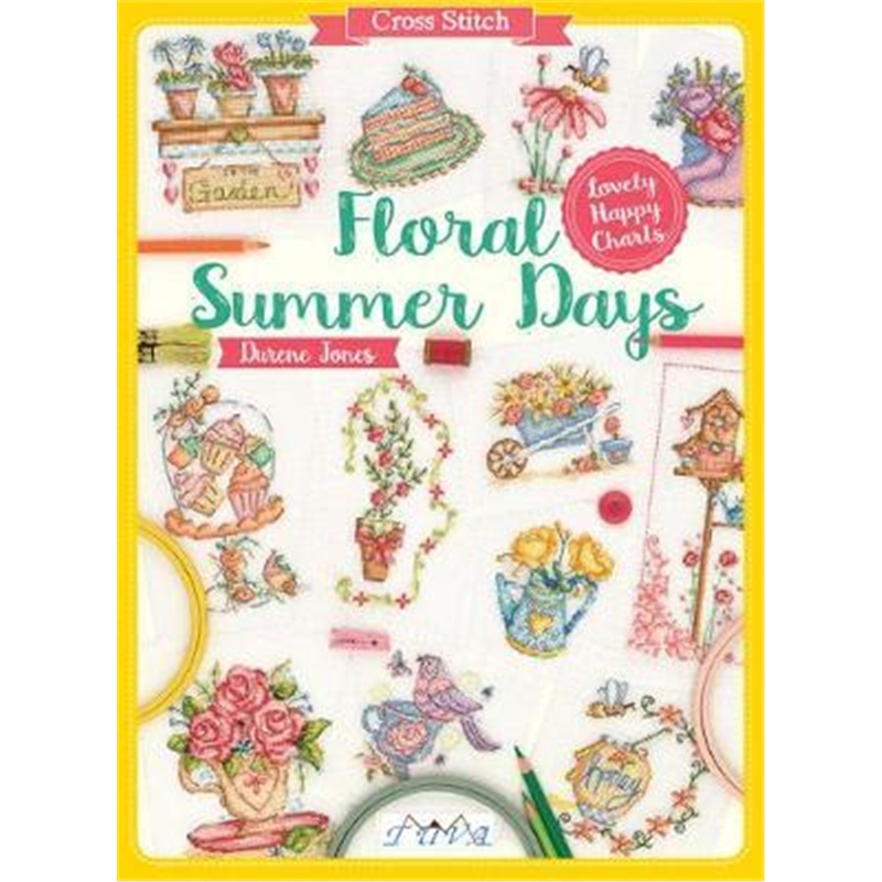 预订cross stitch: floral summer days:lovely happy