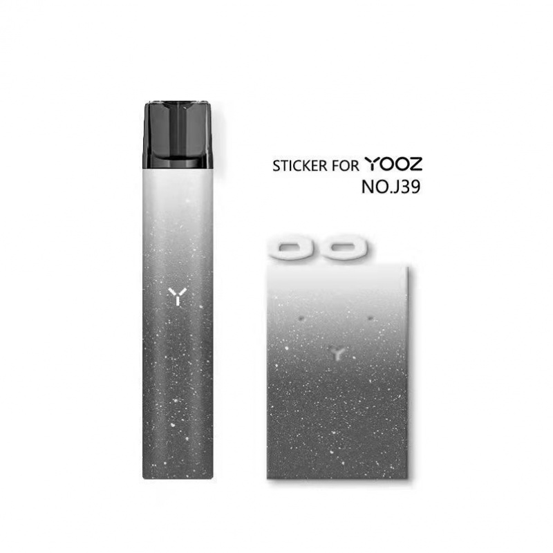 柚子雾化器保护套 电子雾化器保护套 yz贴纸一代二代闪粉通用时尚电潮