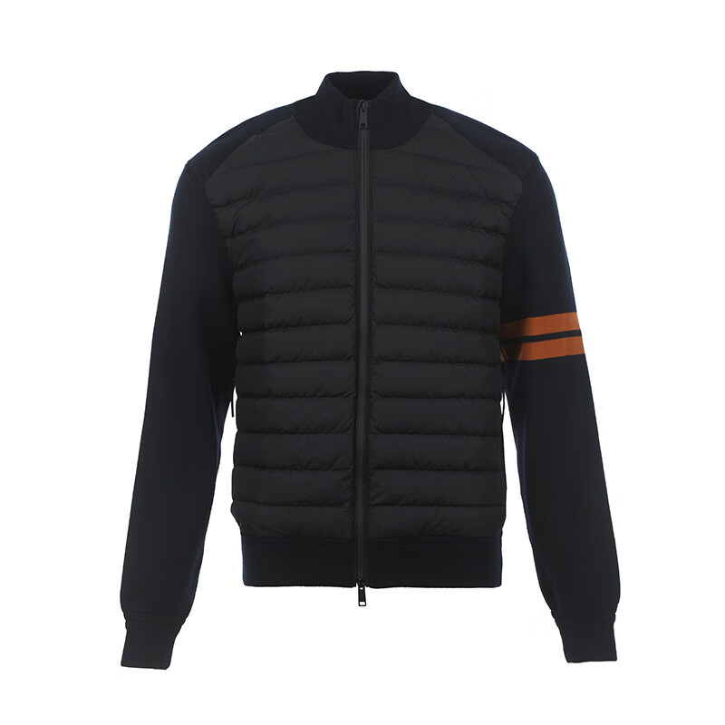 杰尼亚(ermenegildo zegna)简约休闲男士羽绒针织外套ucm92a6cct155