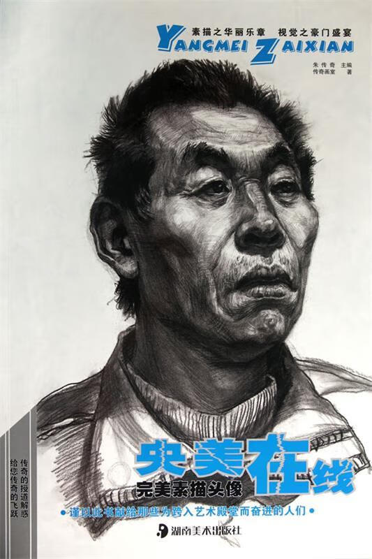完美素描头像 朱传奇 著 【正版书】