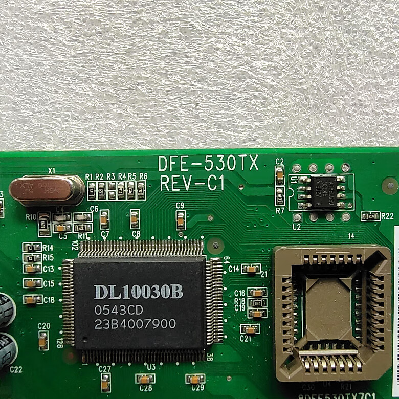 友訊(D-Link)原裝 DFE-530TX REV-C1 C2 D2百兆臺(tái)式機(jī)服務(wù)器網(wǎng)卡 紅色 REV-C1