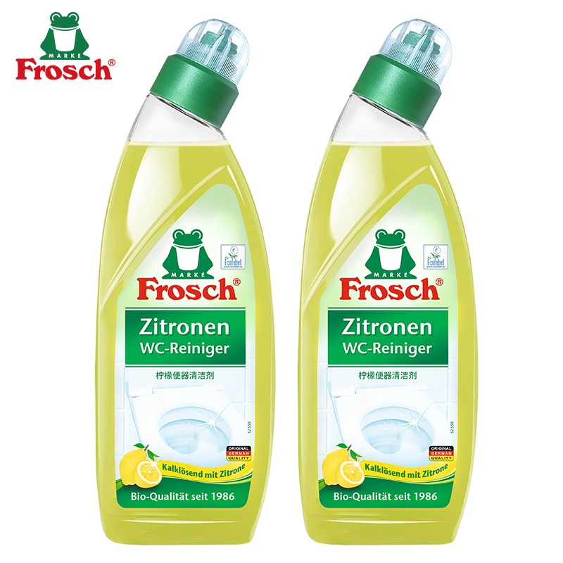 Frosch柠檬清香型洁厕灵去油污750ml*2浴室玻璃隔断有效果吗？
