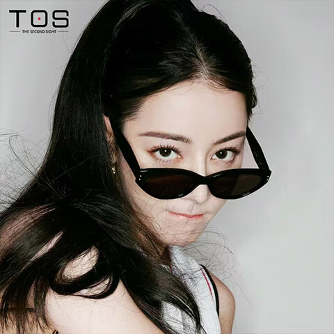 TOS复古折叠猫眼高级感GM墨镜女款潮网红2024新款眼镜太阳镜