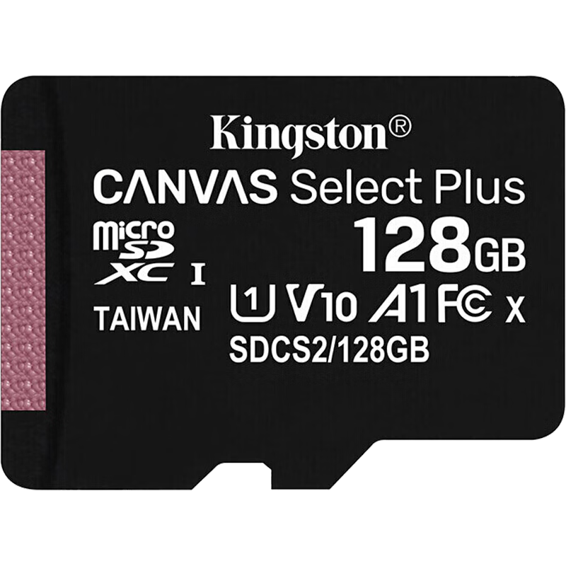 金士顿（Kingston）128GB TF（MicroSD） 存储卡 U1 A1 V10 手机内存卡 switch内存卡 读速100MB/s 终身质保