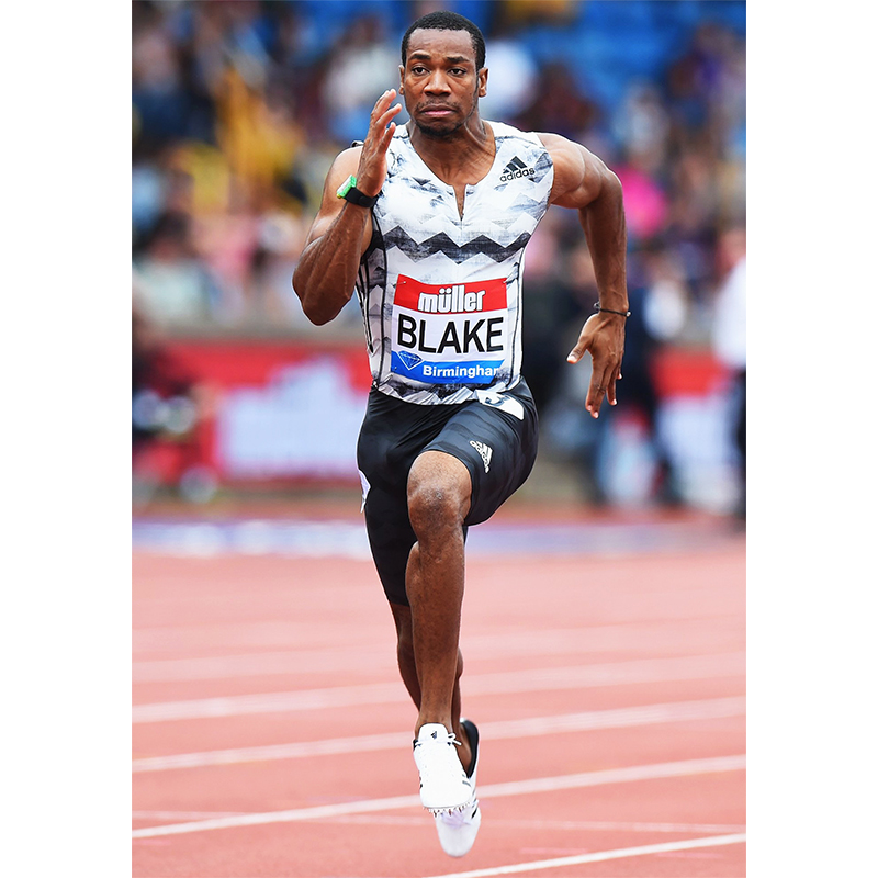 狼天影 约翰布雷克海报短跑田径墙贴画宿舍卧室房间墙上床头贴纸可