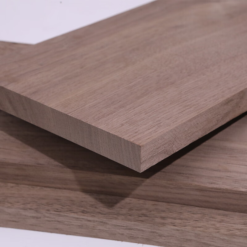 贝玛伦北美黑胡桃木板木料实木原木板材薄板置物架桌面台面板料一字隔板 20*10*2