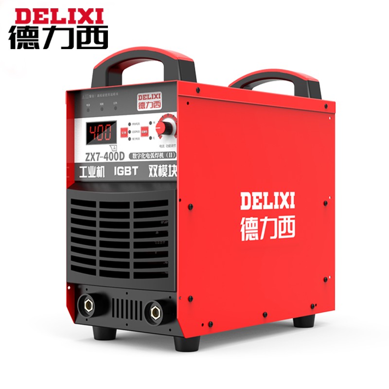 德力西电焊机zx7-400工业级 220v 380v两用单电压/双电压工业级焊机