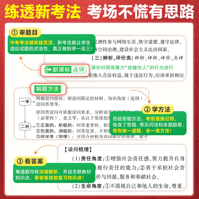 万唯中考2024时政热点与新考法初中政治答题模板道法与法治速查速记政治复习资料全国通用政治知识大全万维试题研究官方旗舰店 时政热点【现货当天发】 初中通用