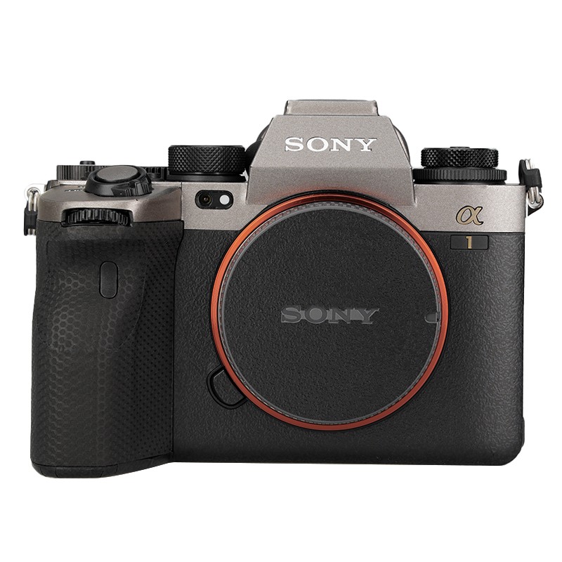 美本堂 适用于索尼 a1相机保护贴膜贴纸a1磨砂皮纹贴防刮 钛金原色顶