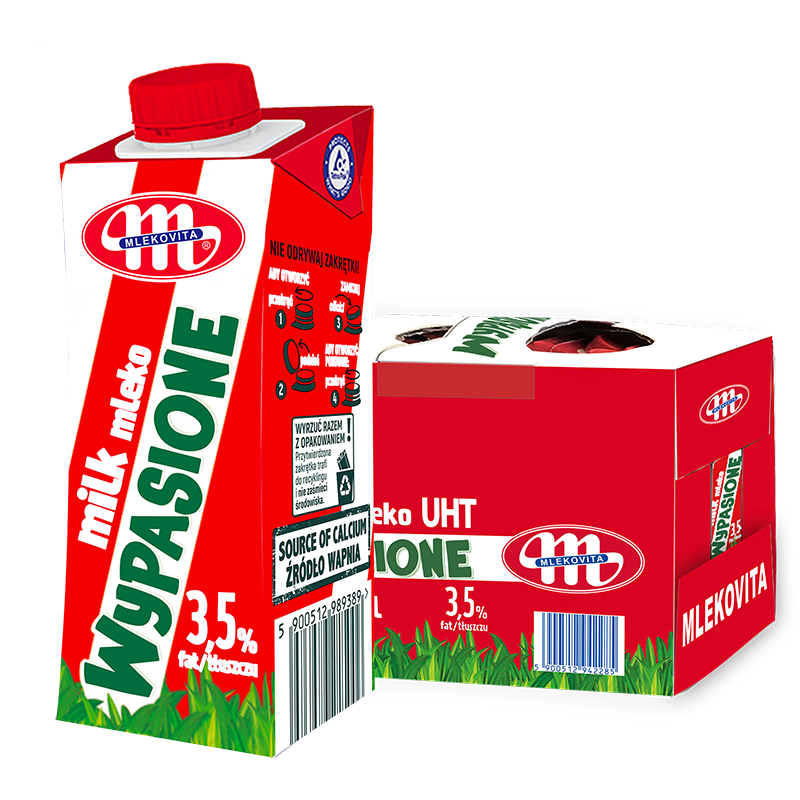 ���ڲ�������ɣ�Mlekovita������ԭװ����ȫ֬��ţ�������250ml*12�б�Я���װ �߸Ƹߵ���