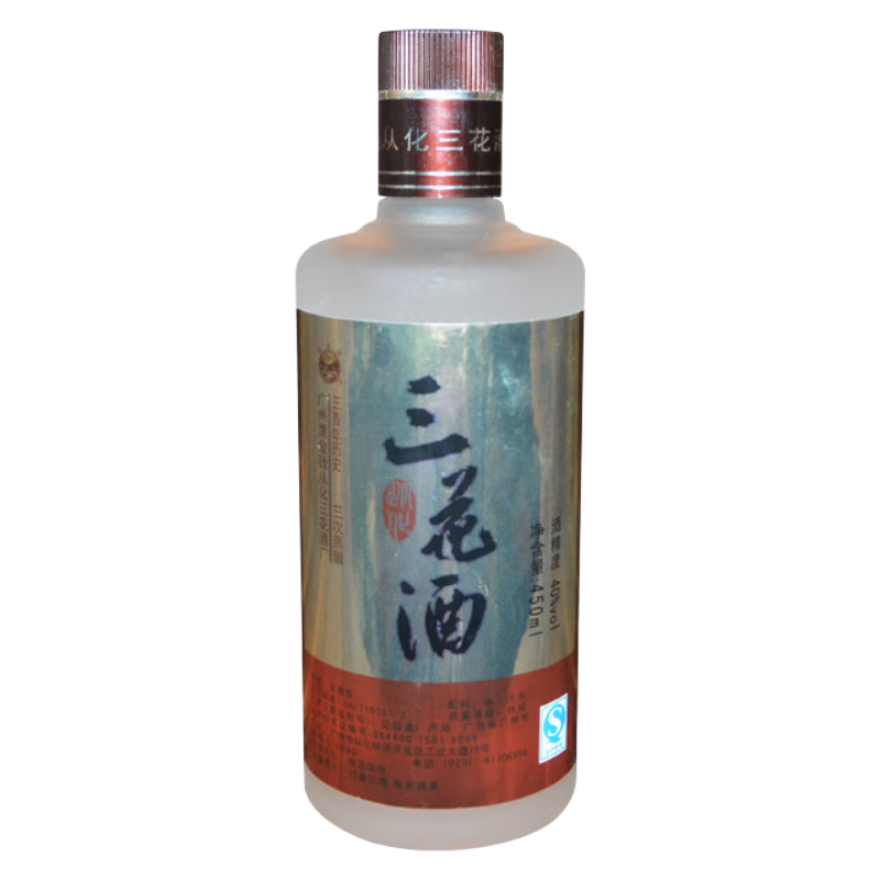 温泉牌40度从化三花酒 珍藏老酒,2012年产品 450ml 白酒 米酒