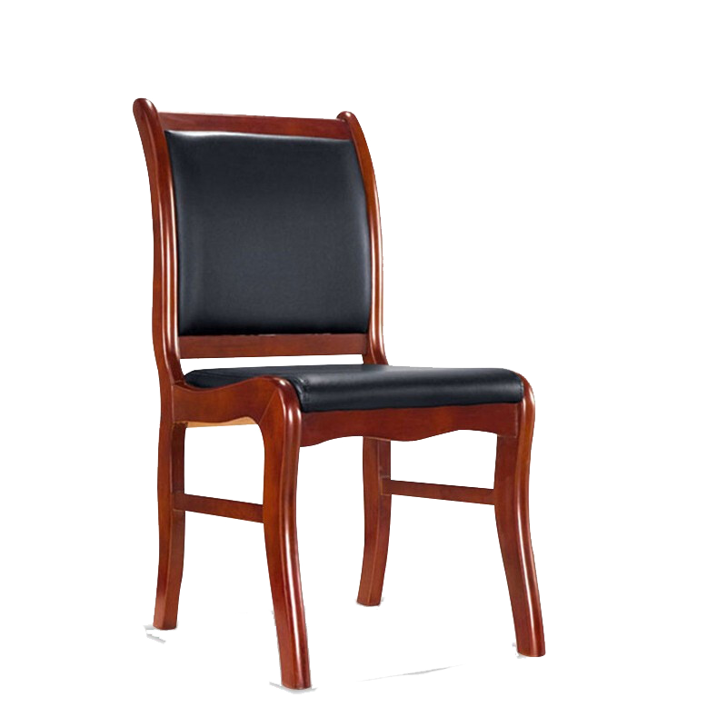 圣黎 办公椅电脑椅实木会议椅靠背椅培训椅子 实木椅