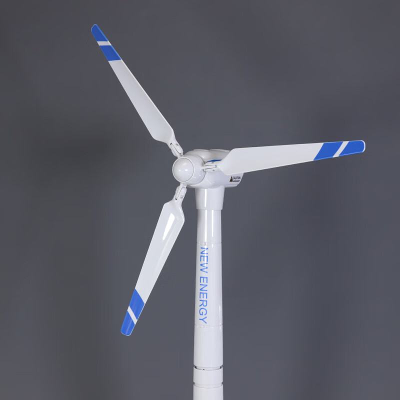 车上风力发电风车儿童模型发条旋转电机宝宝新能源风力车 回力大风车