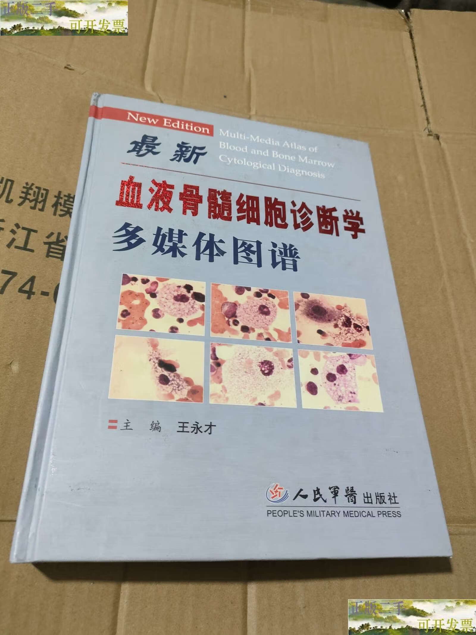 【二手书9成新】血液骨髓细胞诊断学多媒体图谱 /王永才 人民军医