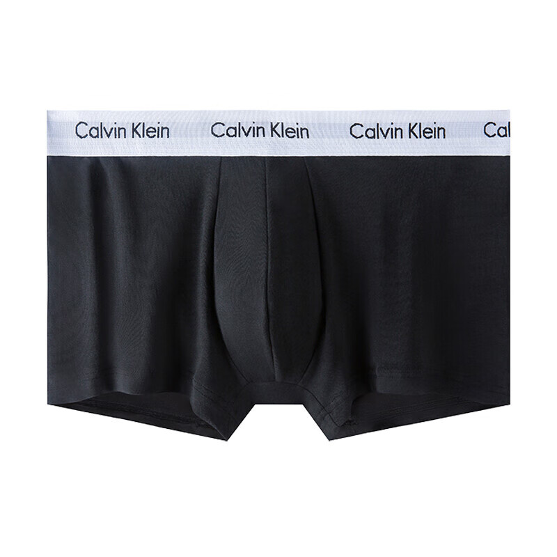 Calvin KleinCK 男士平角内裤套装套盒 3条装 送男友礼物 U2664G 998黑白灰 L 