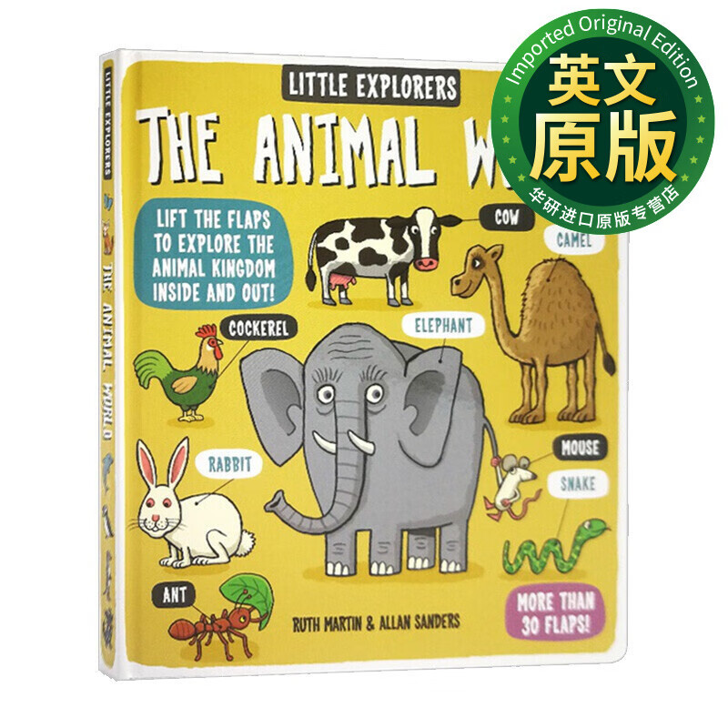 小小探险家 动物世界 英文原版 little explorers the animal world