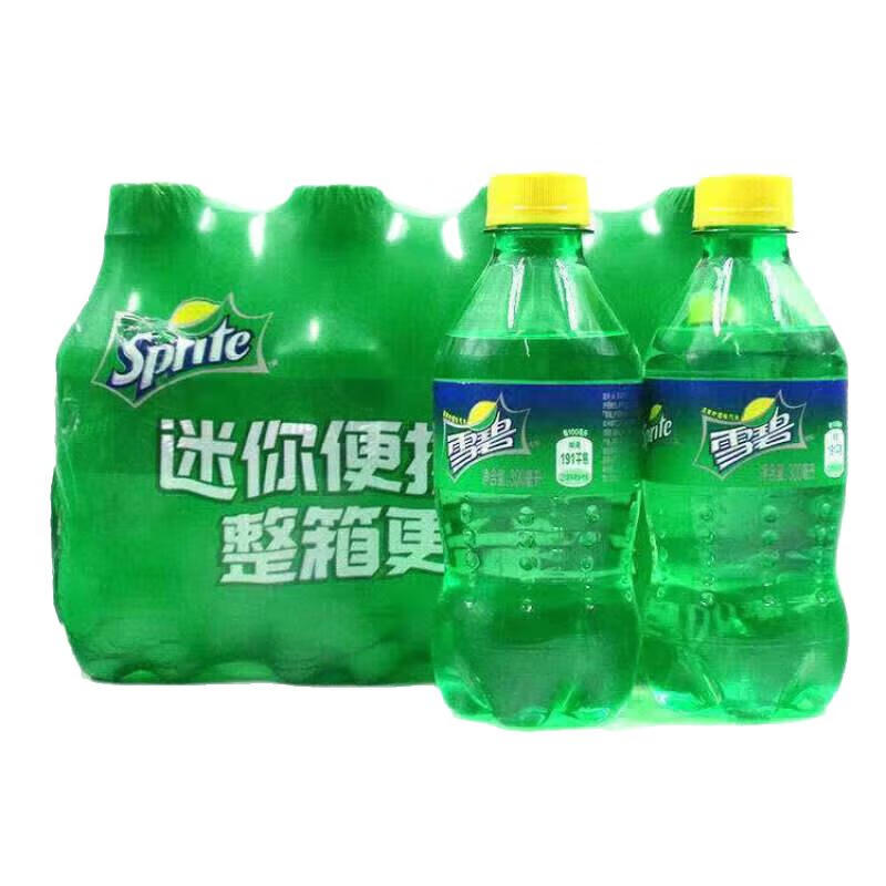 可口可乐 瓶装小瓶碳酸饮料330ml聚会饮品 小毫升饮料 雪碧300ml*12瓶