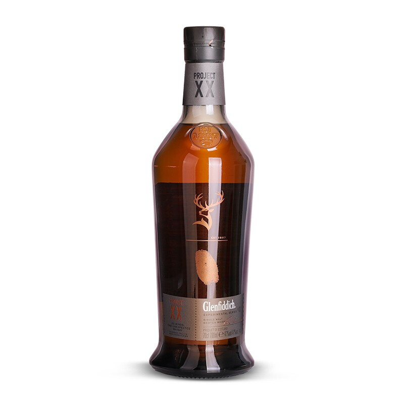 格兰菲迪glenfiddich苏格兰单一麦芽纯麦威士忌xx20年大师精选700ml